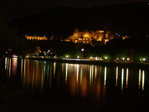 Schloss Heidelberg bei Nacht Schloss Heidelberg bei Nacht